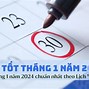 Các Ngày Đẹp Trong Tháng 1 Âm Năm 2024